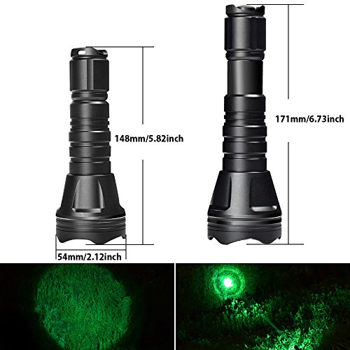 Odepro KL52 zoombare Taschenlampe rot grün weiß ir850 LED Lampe - 3
