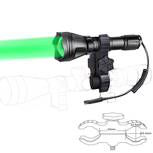 Odepro KL52 zoombare Taschenlampe rot grün weiß ir850 LED Lampe - 6