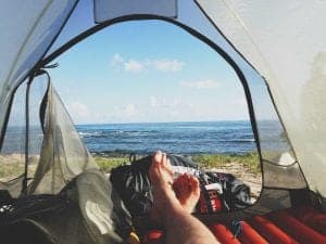 Camping am Meer