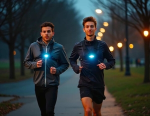 Brustlampen beim Joggen