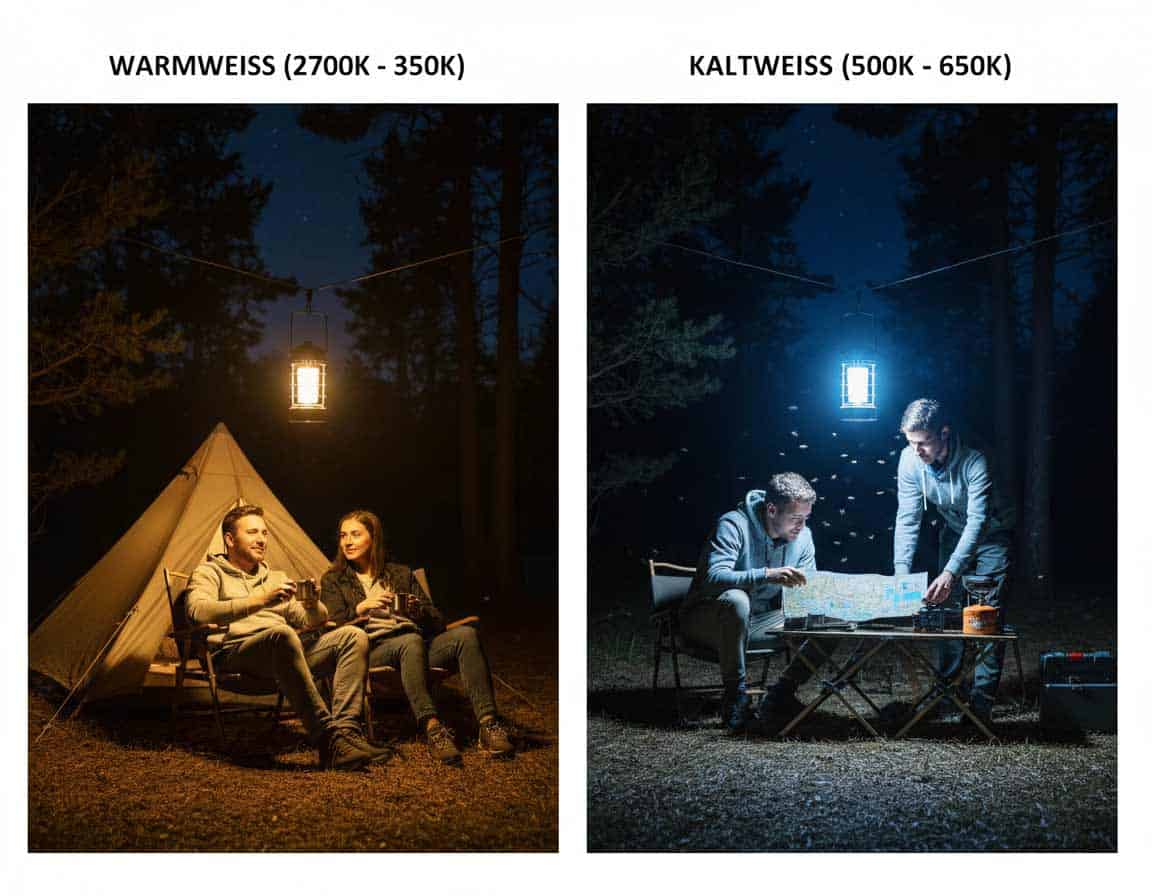 Warmweiß vs. Kaltweiß Warmweiß vs. Kaltweiß