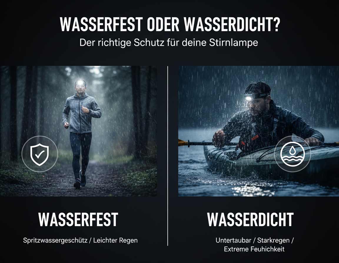 Wasserfest oder wasserdicht? Wasserfest oder wasserdicht?